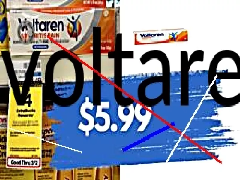 Voltaren le prix